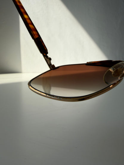 Vintage 80s Christian Dior Monsieur 2123 aviator sunglasses