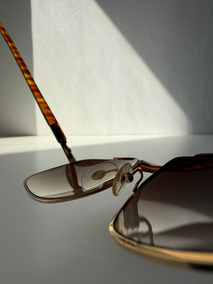 Vintage 80s Christian Dior Monsieur 2123 aviator sunglasses