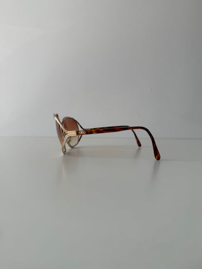 Vintage 80s Christian Dior 2499 butterfly sunglasses