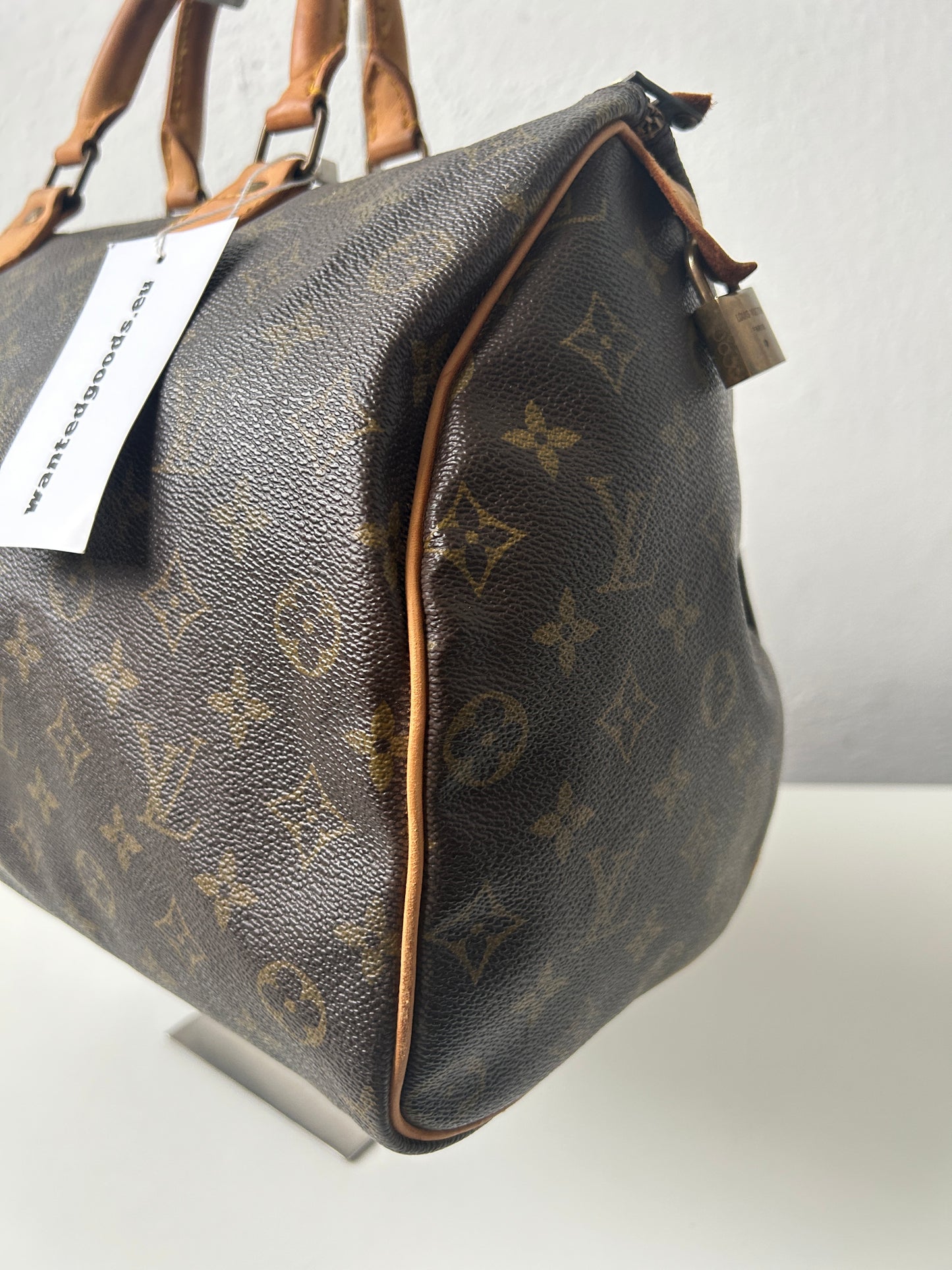 Vintage 80s Louis Vuitton monogram canvas speedy 35 handbag