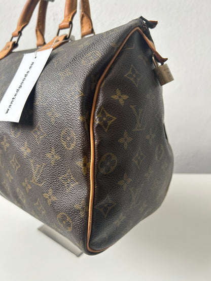 Vintage 80s Louis Vuitton monogram canvas speedy 35 handbag