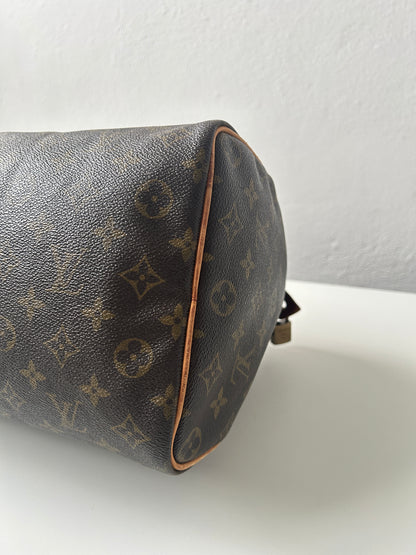 Vintage 80s Louis Vuitton monogram canvas speedy 35 handbag