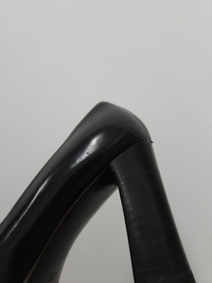 Archive Gucci square toe block heel pumps mules