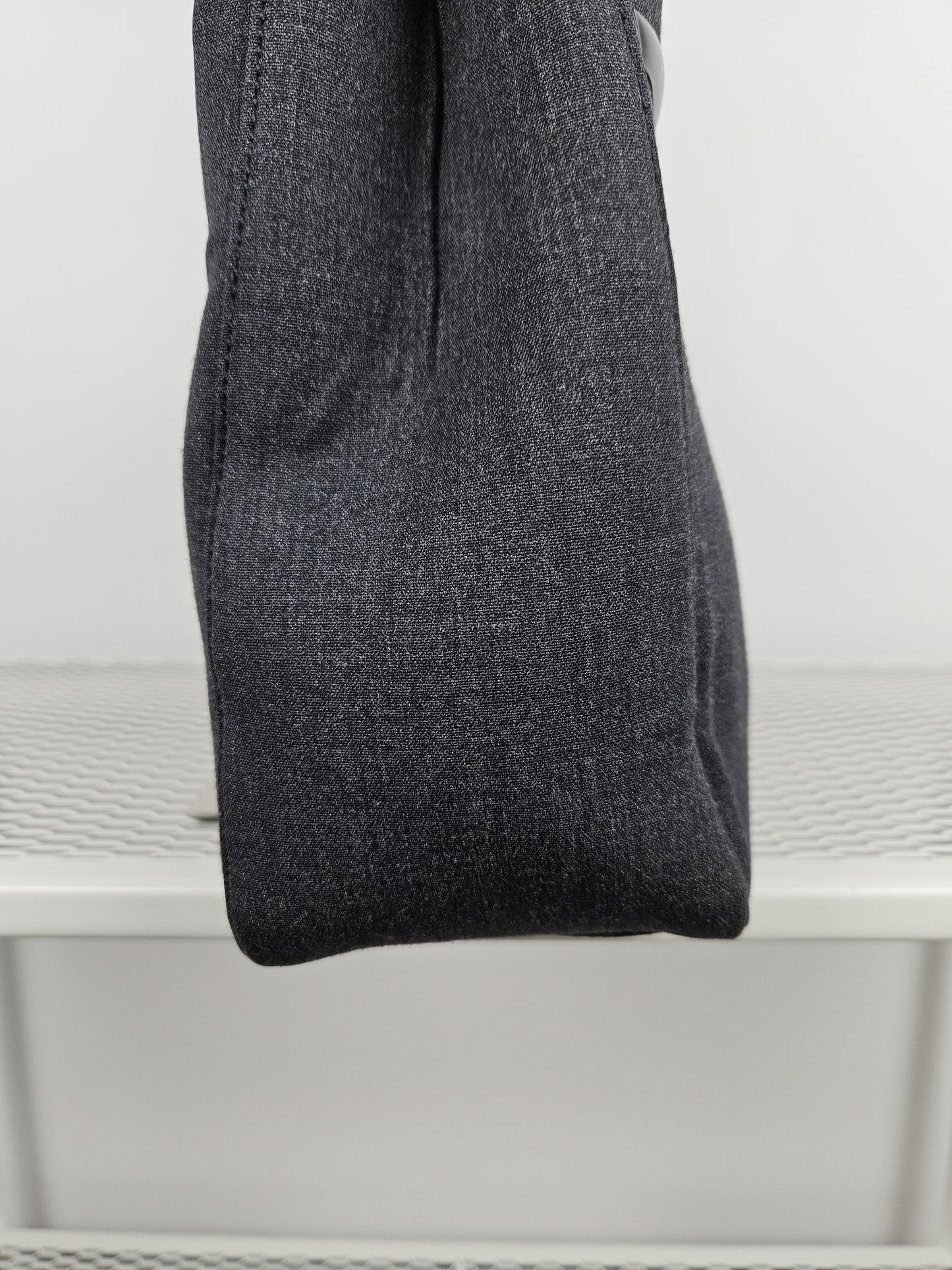 Archive AW1999 prada sport black tab wool and nylon tote bag