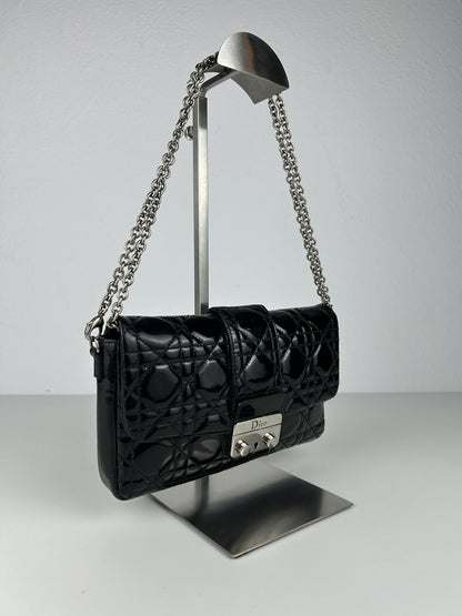 Miss Dior Promenade cannage patent leather handbag woc