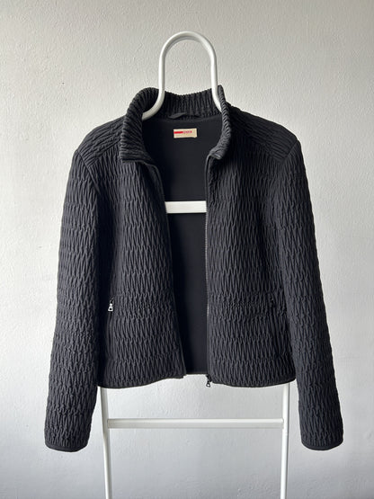 Archive AW2011 Prada pleated full zip sweatshirt