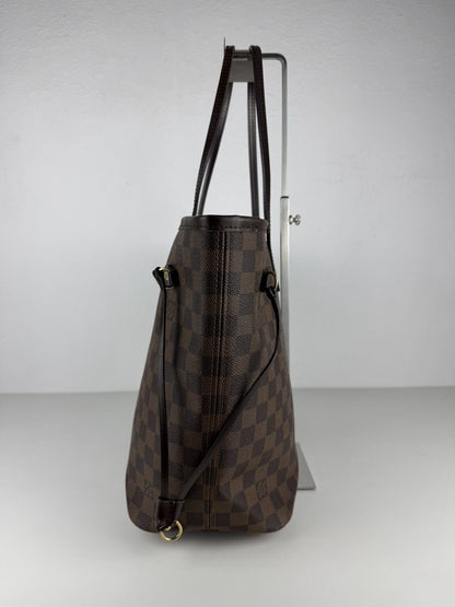 Louis Vuitton damier ebene neverfull mm tote bag