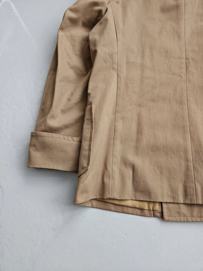 Yohji Yamamoto Y's double breasted reefer jacket peacoat