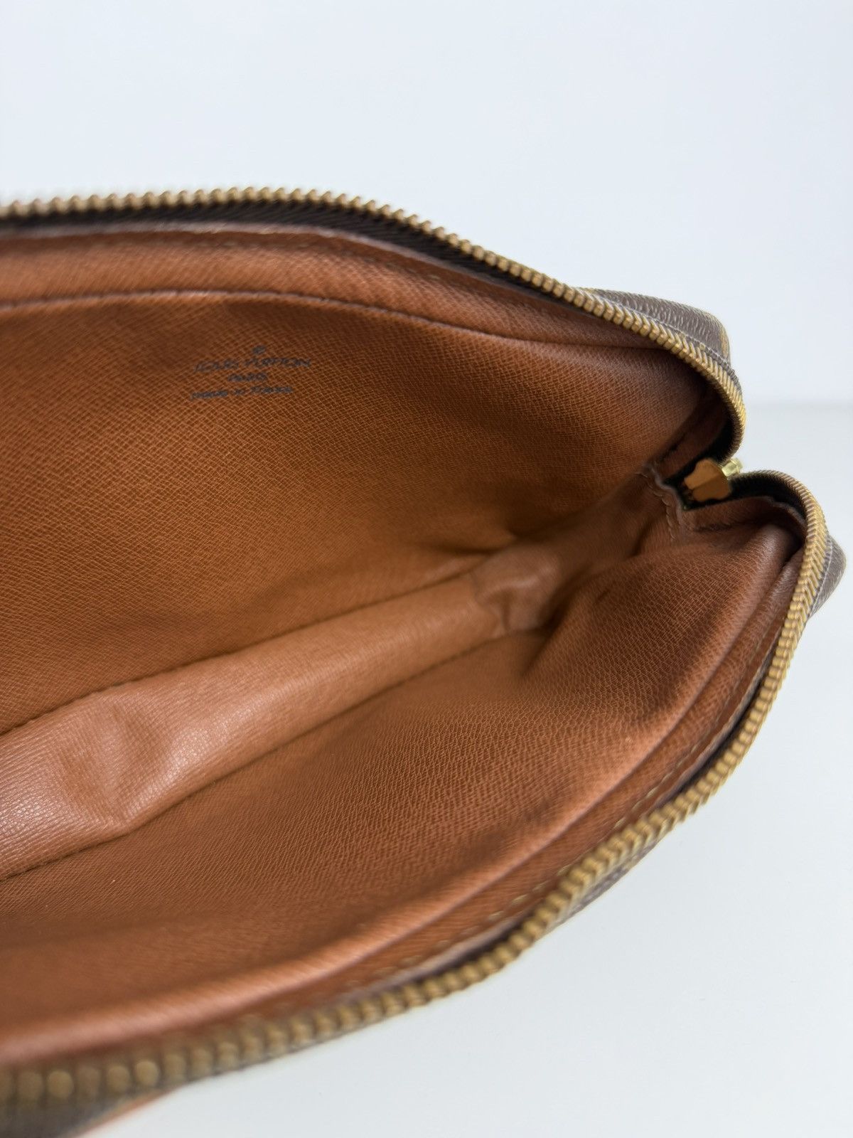 Vintage Louis Vuitton Marly Dragonne monogram clutch bag
