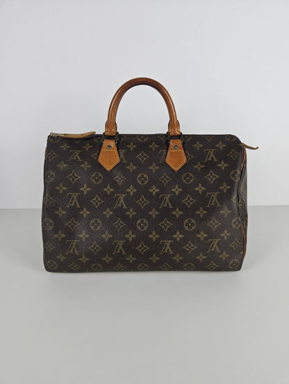 Vintage 80s Louis Vuitton monogram speedy 35 boston bag