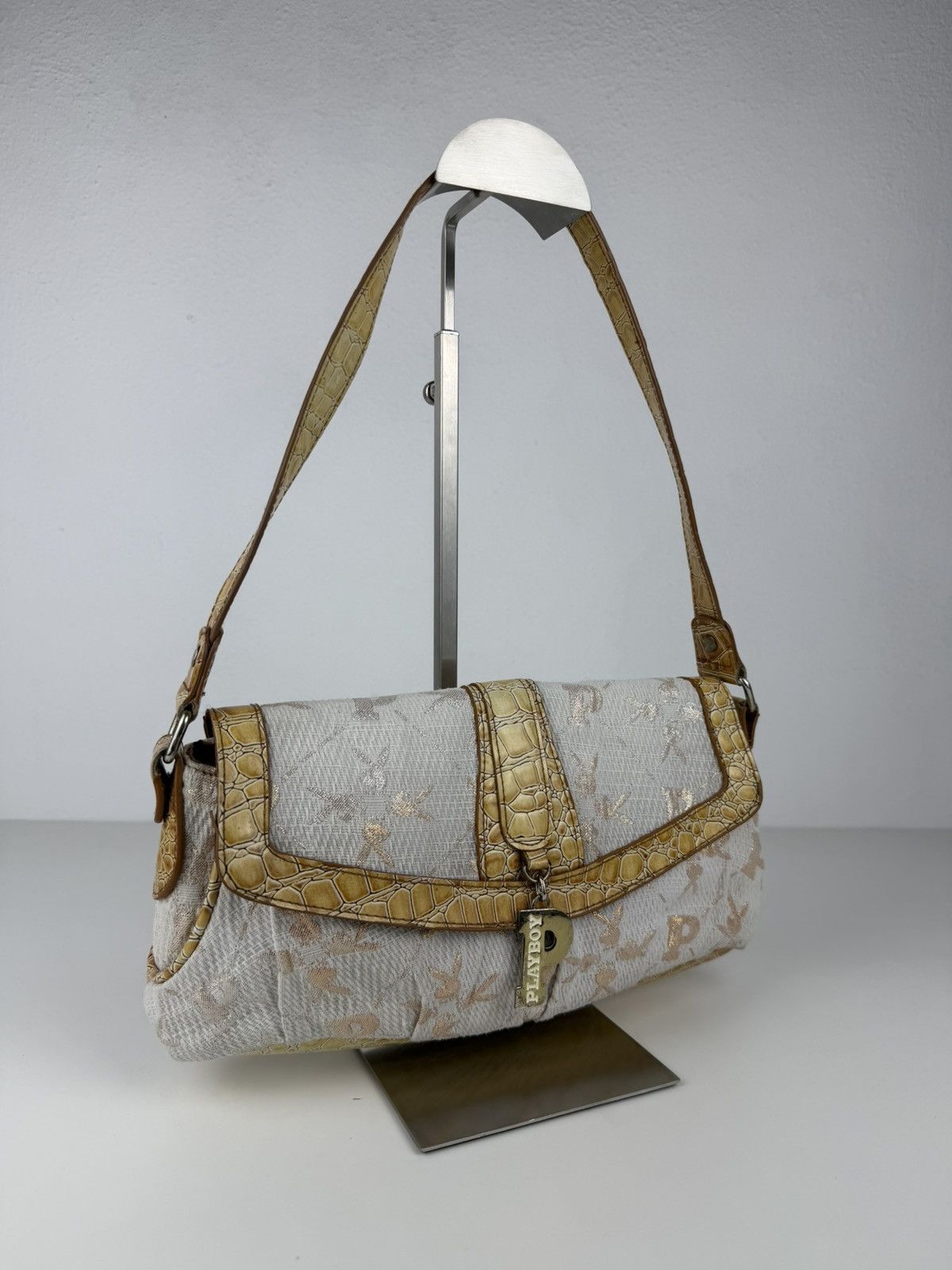 Vintage playboy monogram shoulder bag