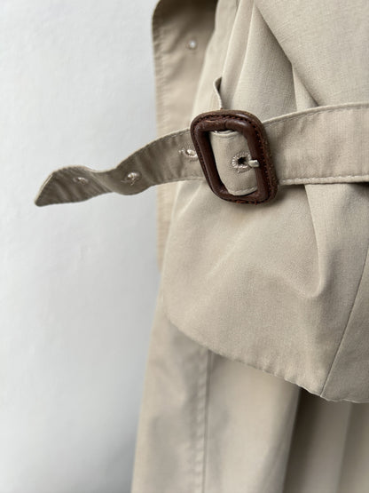 Vintage burberry nova check lined trench coat