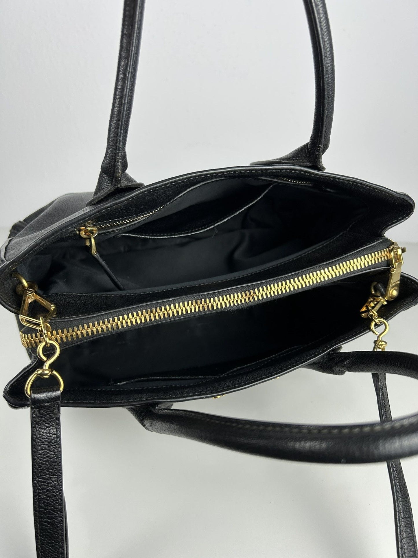 Miu miu madras leather tote bag