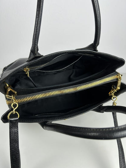 Miu miu madras leather tote bag