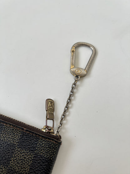 Louis Vuitton damier ebene pochette cle coin/ key pouch