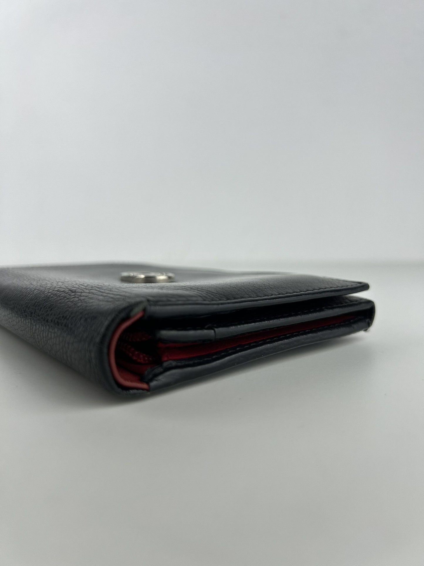 Vintage 90s Dior leather bifold wallet