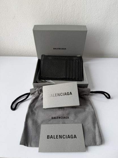 Balenciaga essential leather cardholder