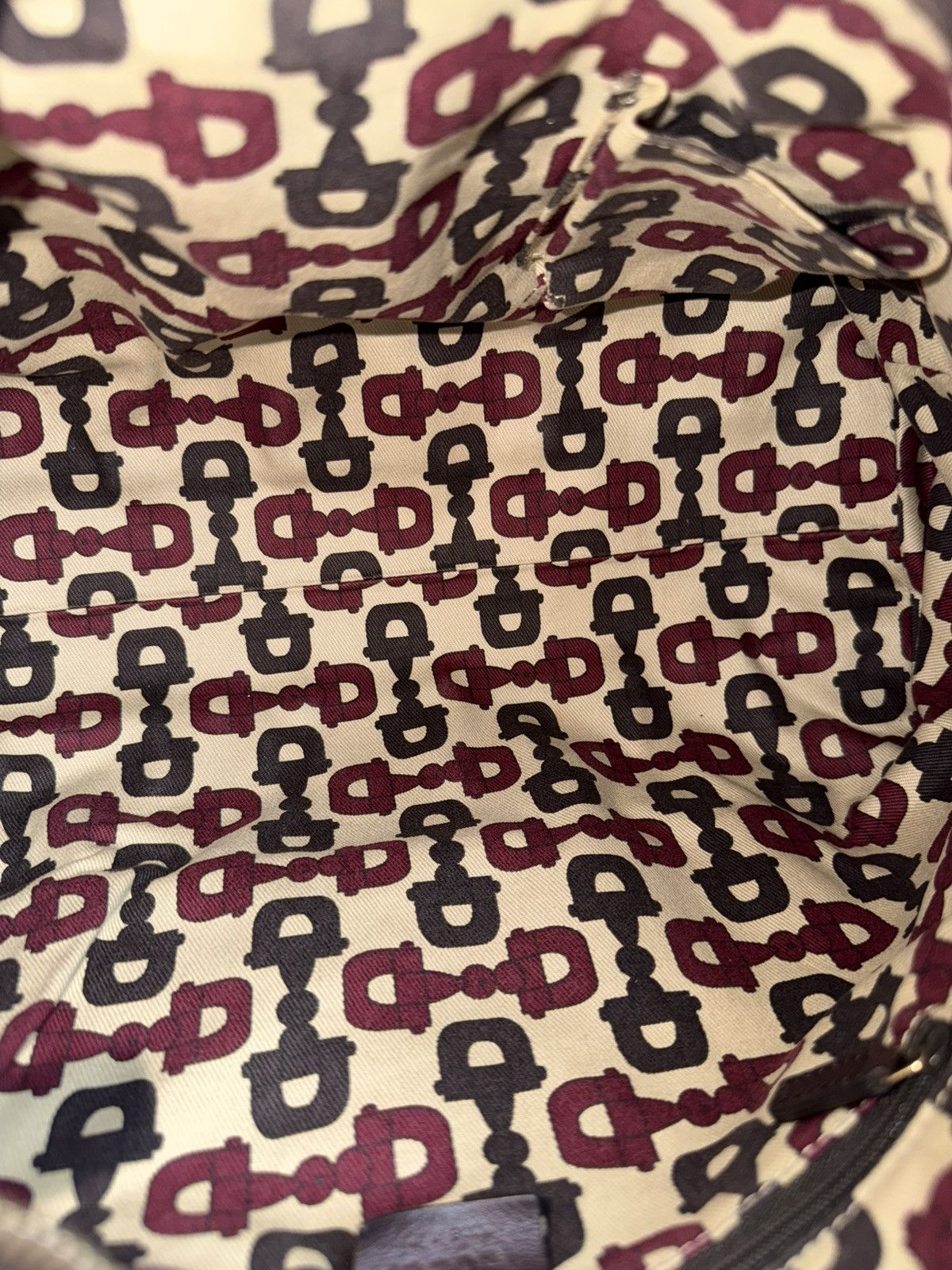 Gucci Abbey d-ring large guccissima leather monogram handbag