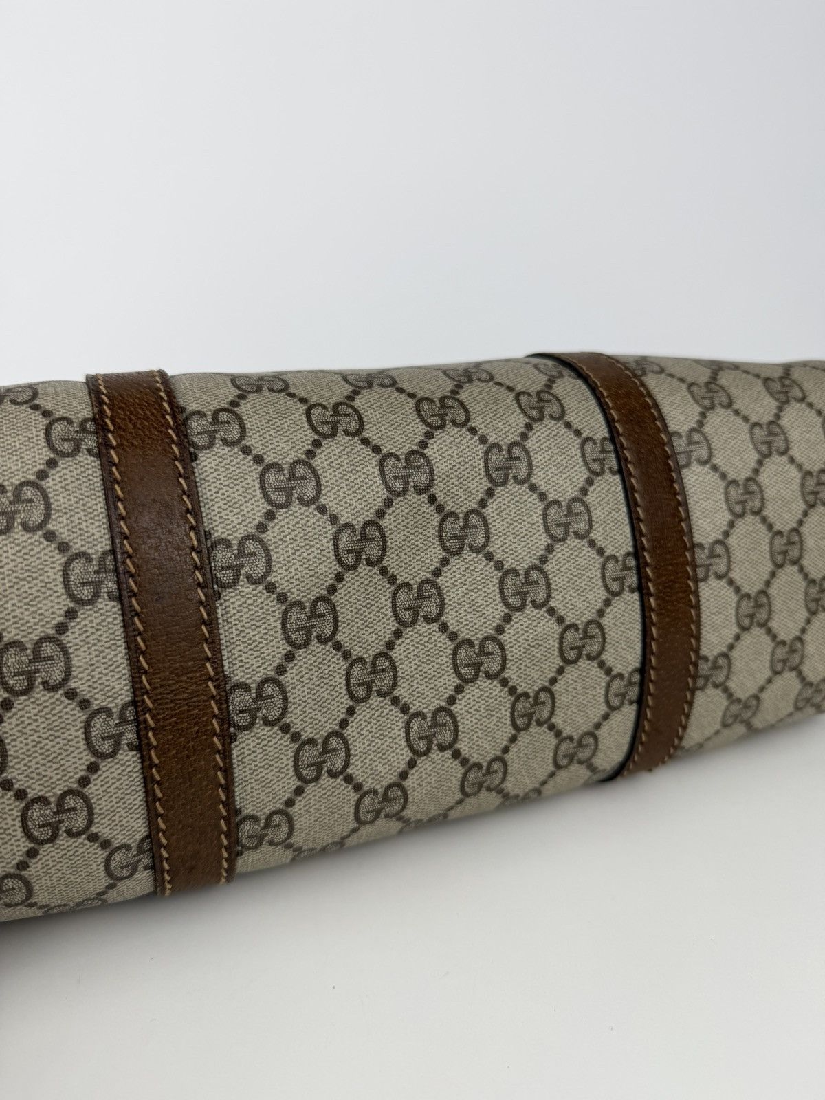 Vintage 70s Gucci monogram mini boston bag