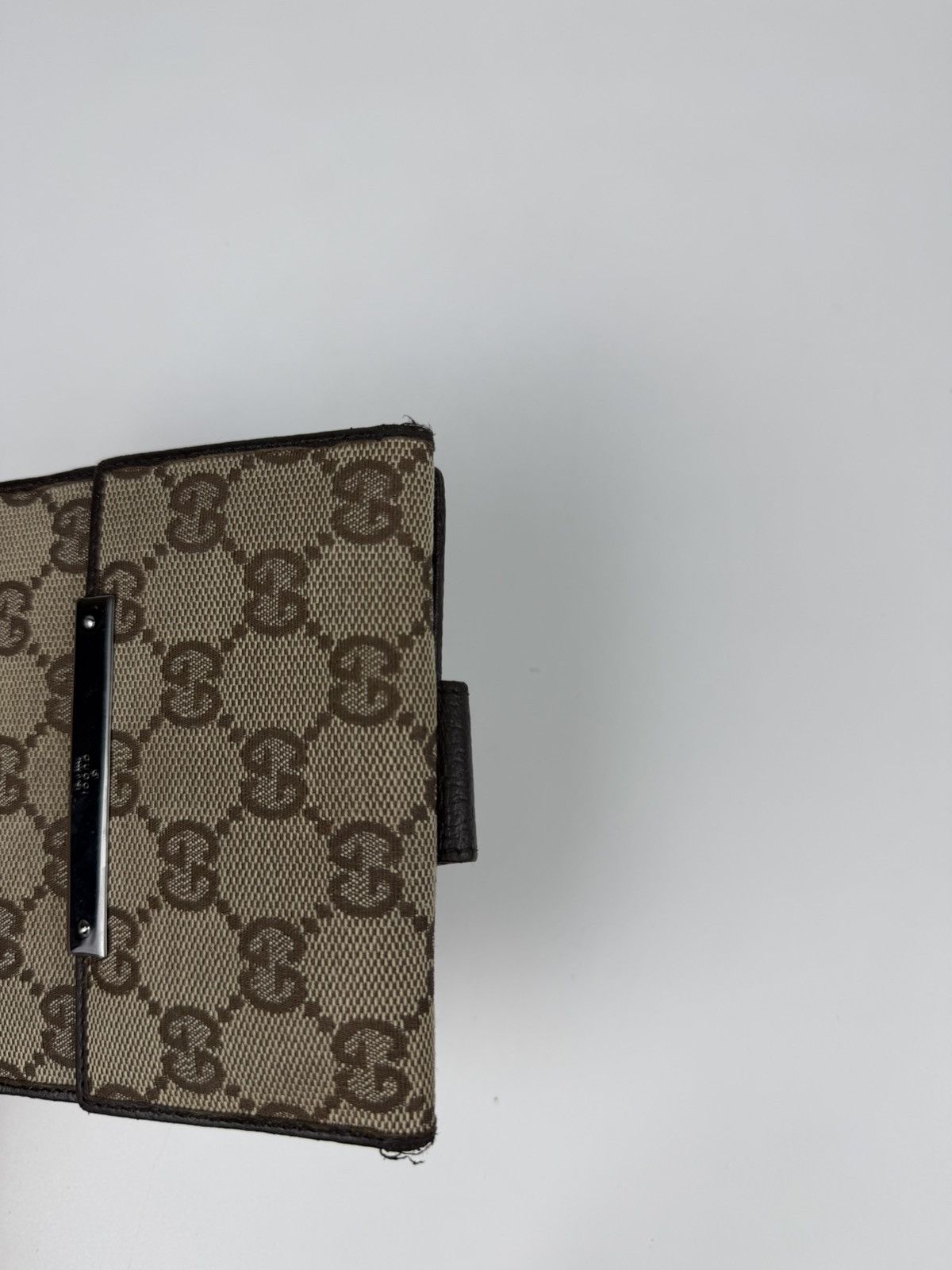Gucci GG monogram canvas trifold wallet
