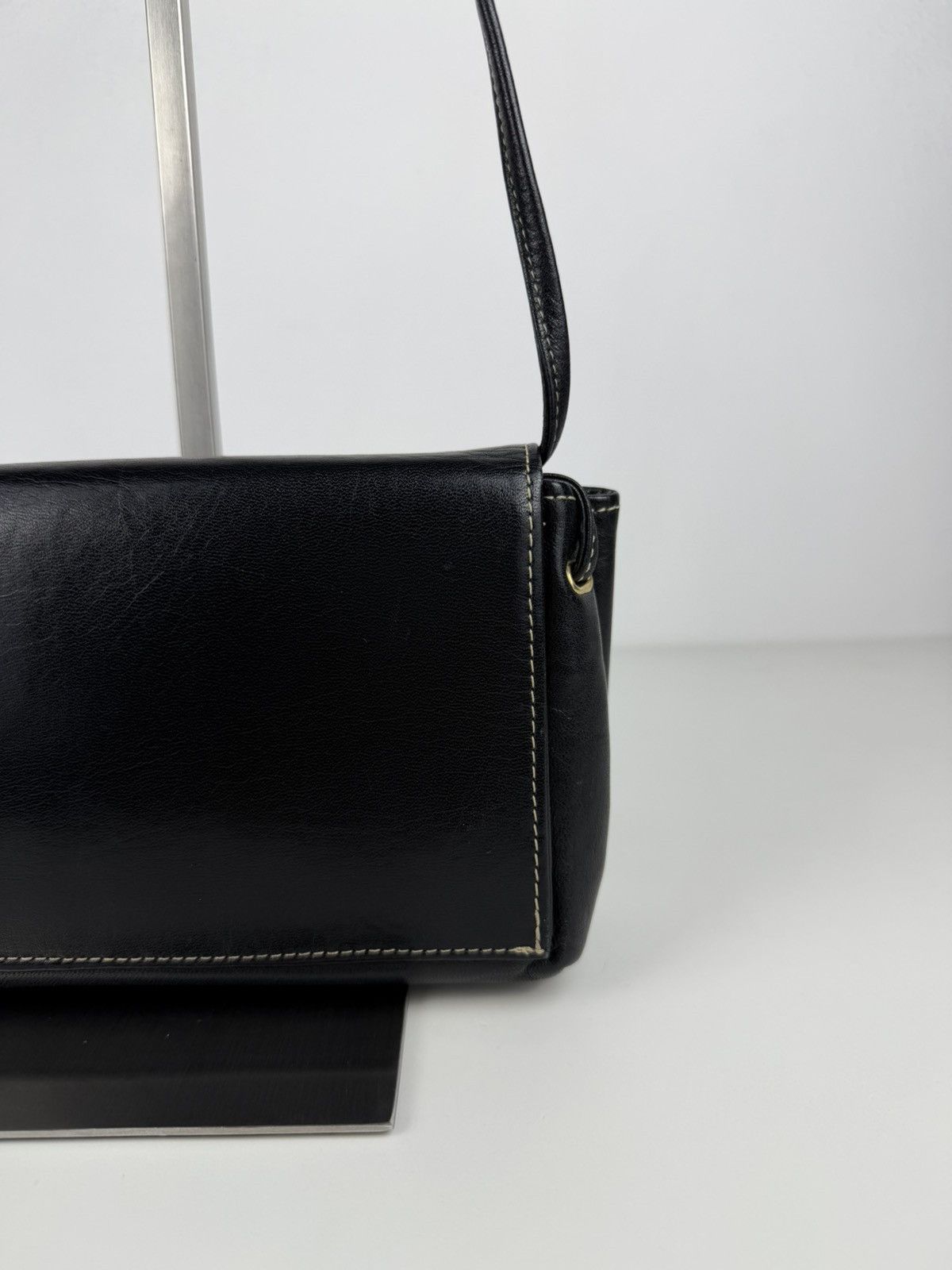 Vintage 80s Christian Dior leather shoulder/ crossbody bag