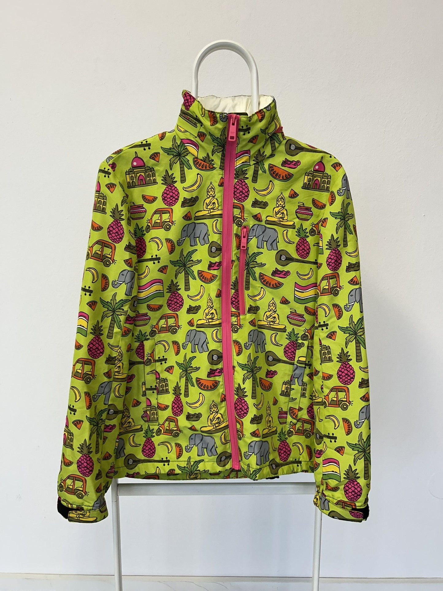 SS2017 runway prada taffeta print silk jacket