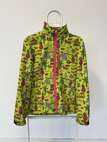 SS2017 runway prada taffeta print silk jacket