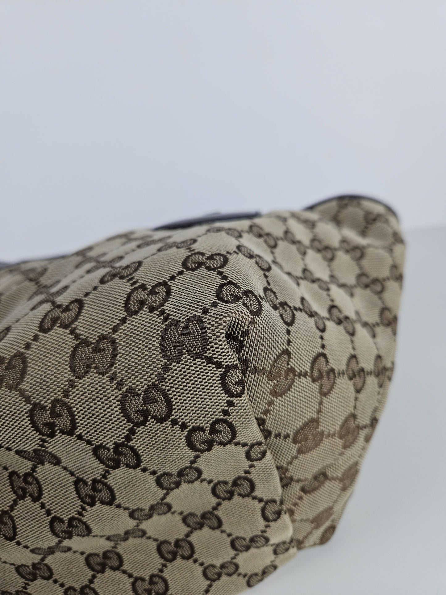 Gucci abbey gg monogram tote bag