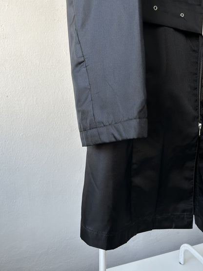 Gaultier homme objet nylon belted trench coat