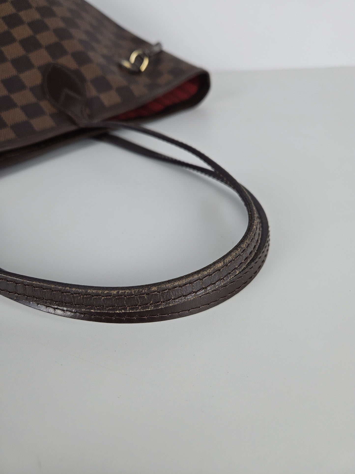 Louis Vuitton damier ebene neverfull mm tote bag