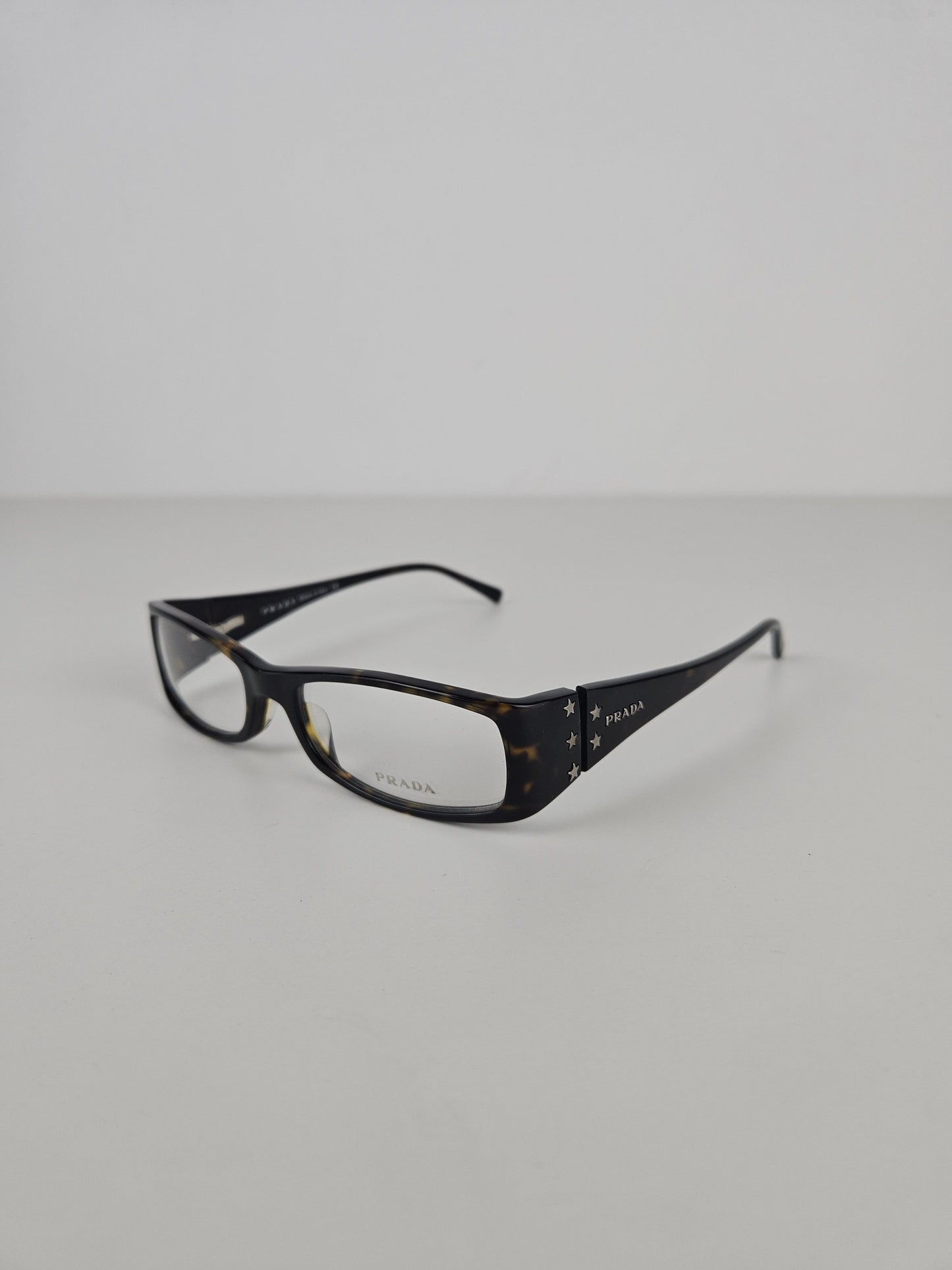 Vintage y2k prada star studded office siren glasses