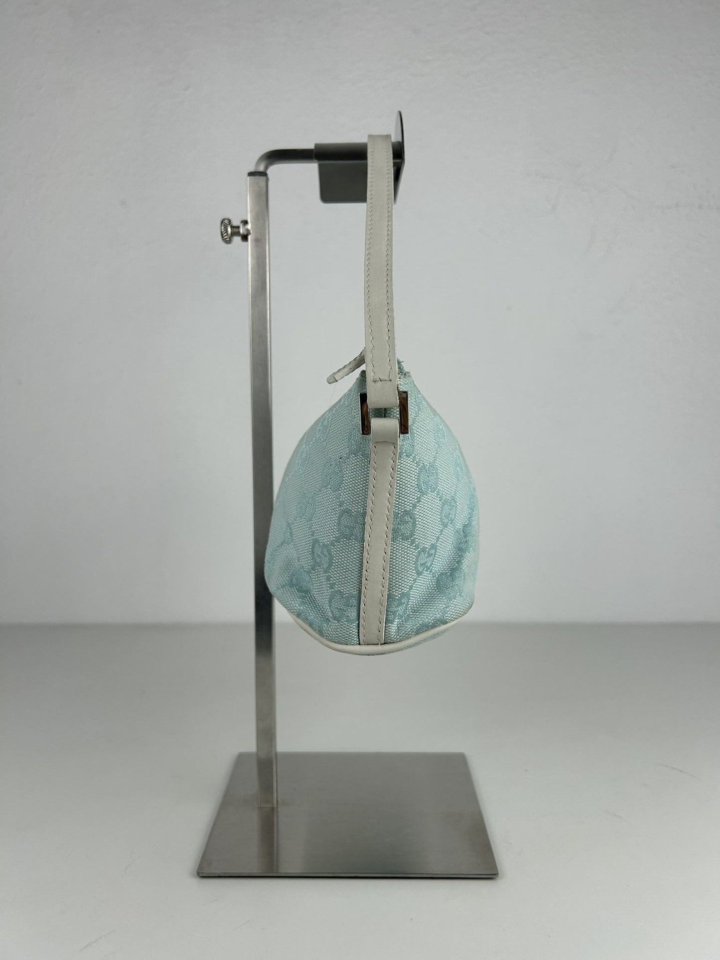 Vintage y2k Gucci monogram canvas boat bag pochette