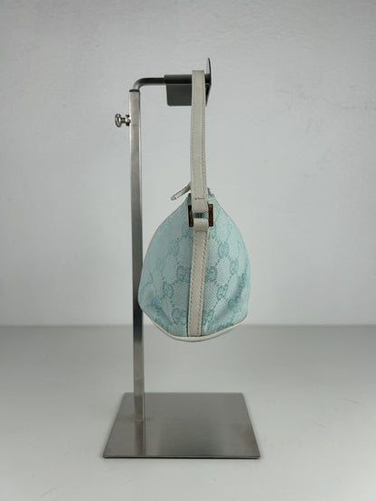 Vintage y2k Gucci monogram canvas boat bag pochette
