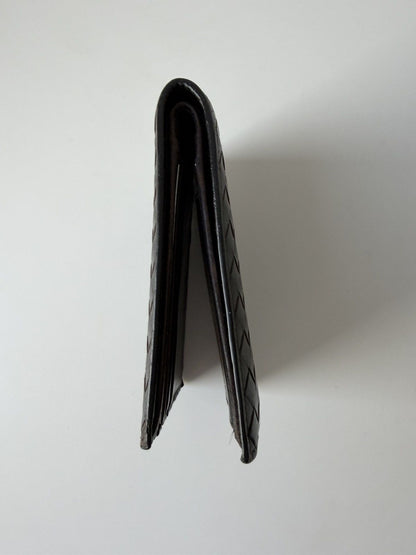Bottega Veneta intrecciato leather bifold wallet