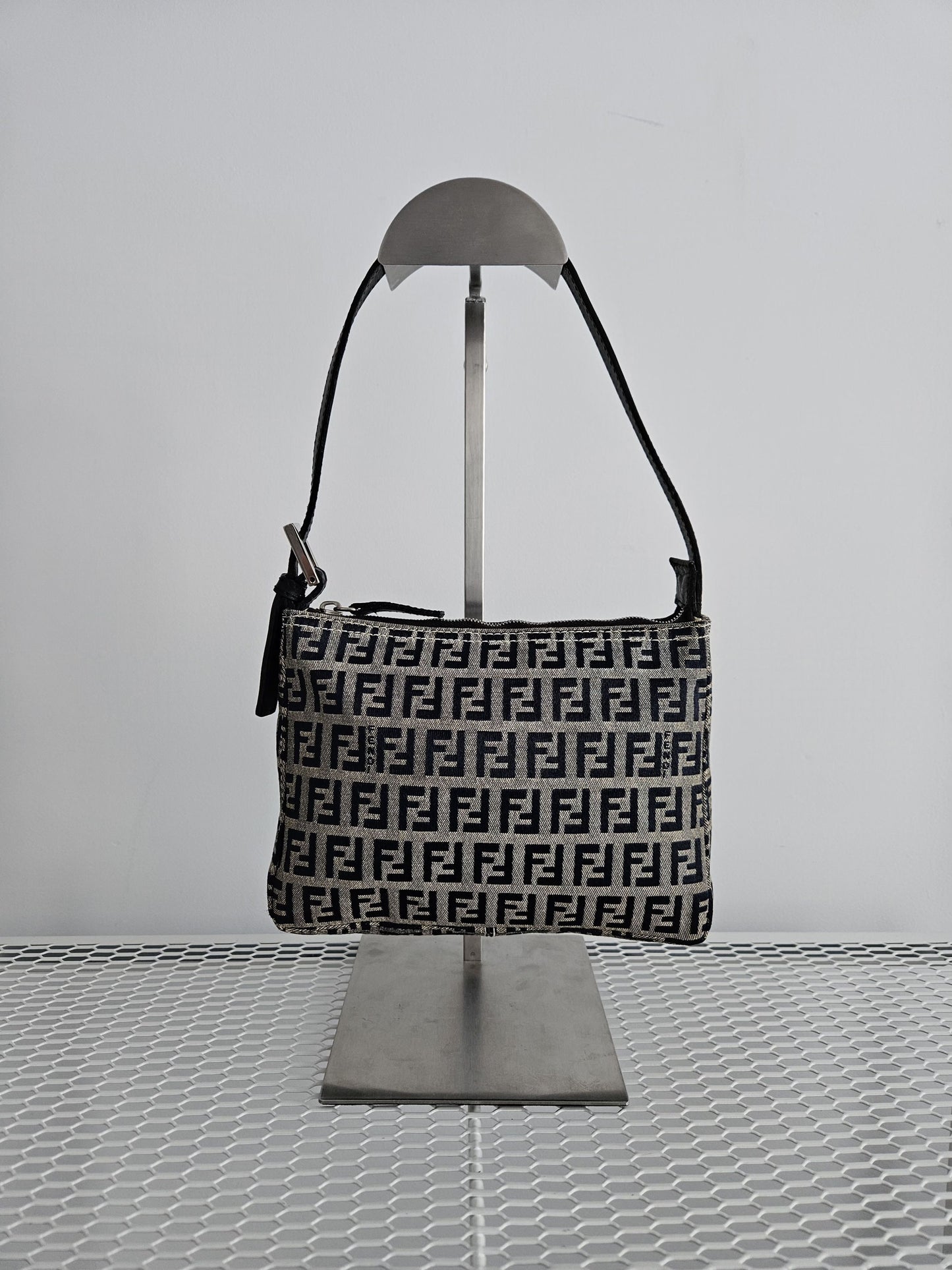 Fendi zucchino ff monogram canvas mini bag pochette