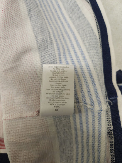 Vintage burberry striped polo shirt