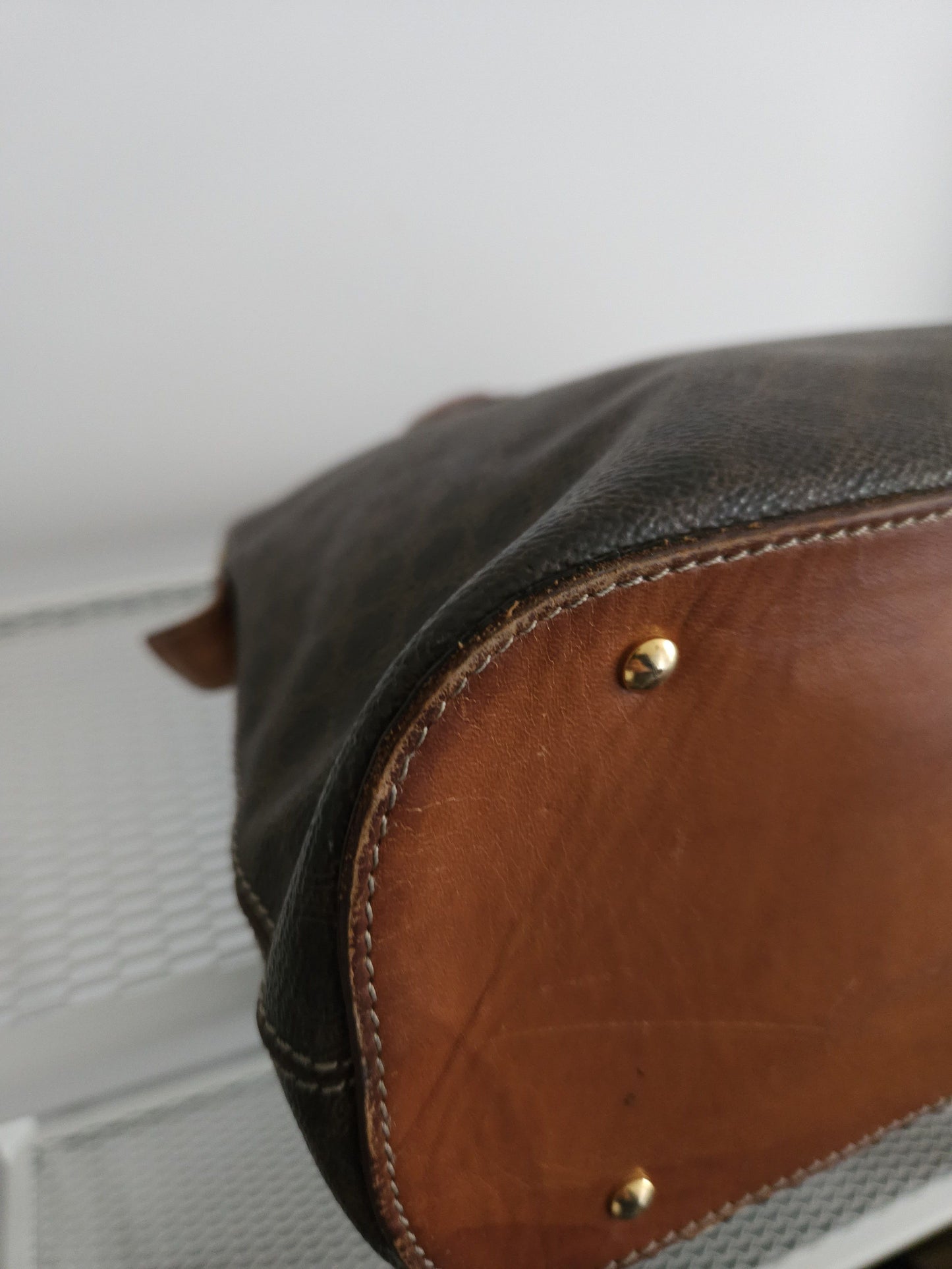 Vintage 90s Celine macadam handbag