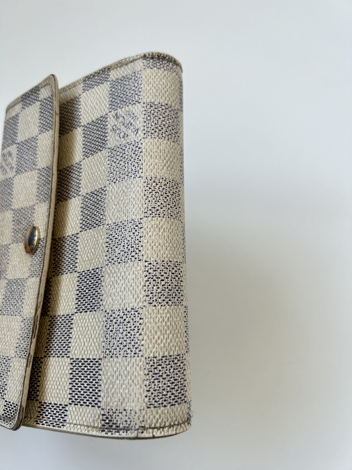 Louis vuitton damier azur folding wallet