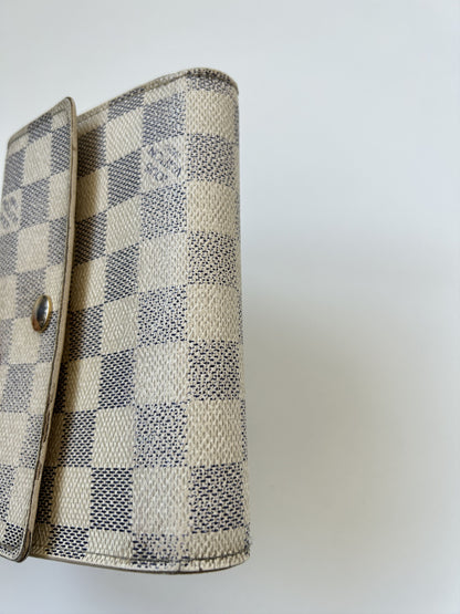 Louis vuitton damier azur folding wallet