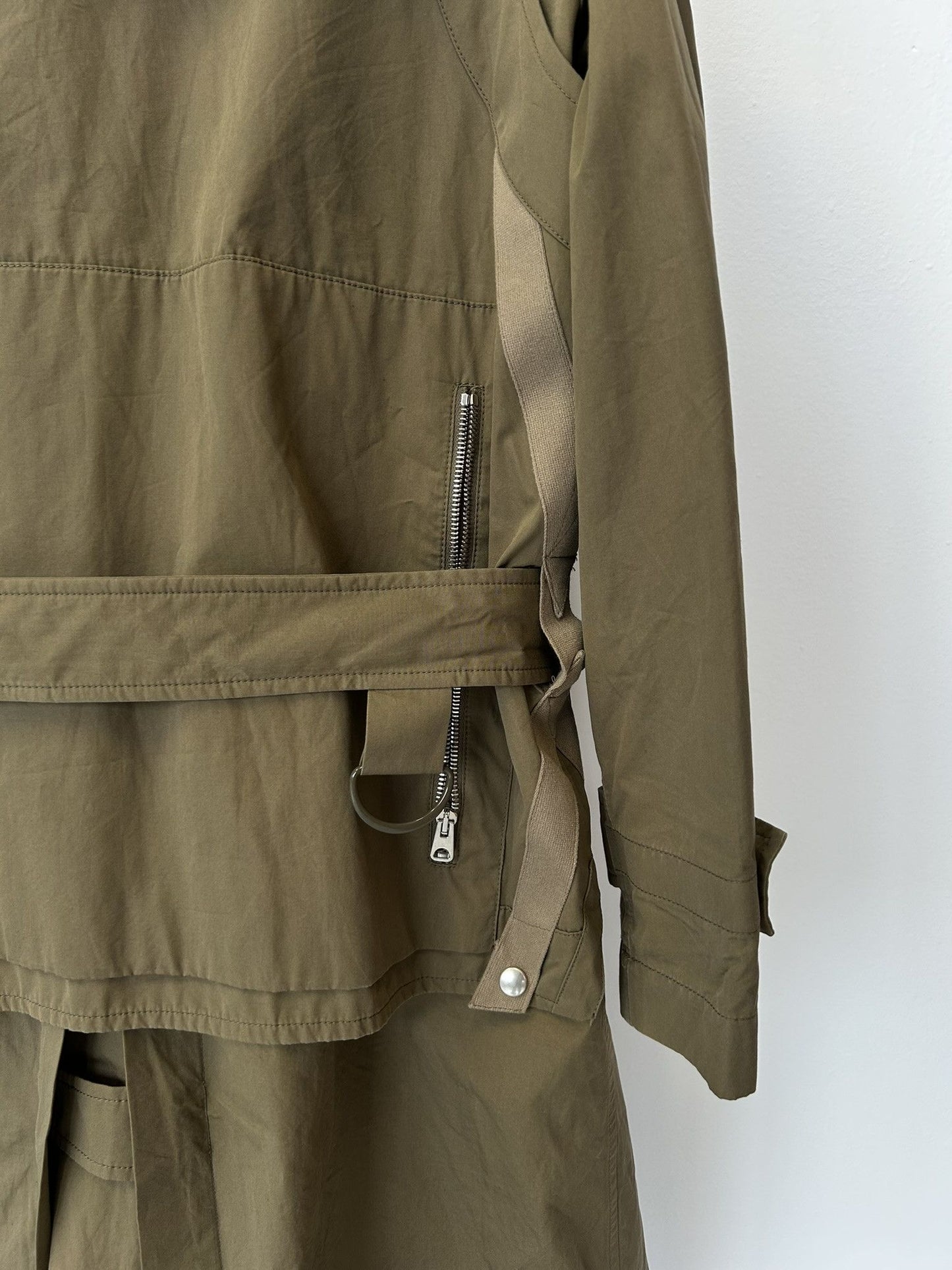 2019 Stella McCartney oversized layered trench coat