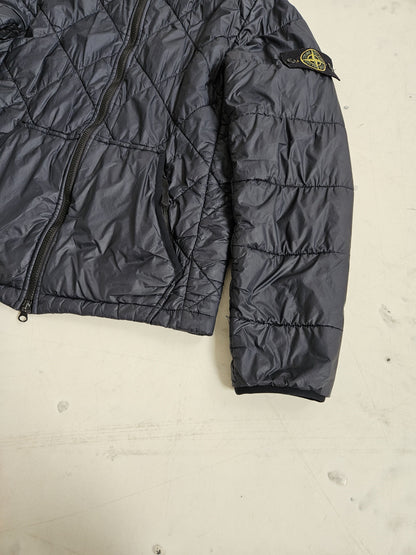 Stone Island garment dyed quilted micro yarn light down jacket