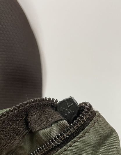 Prada nylon triangle logo small shoulder crossbody bag