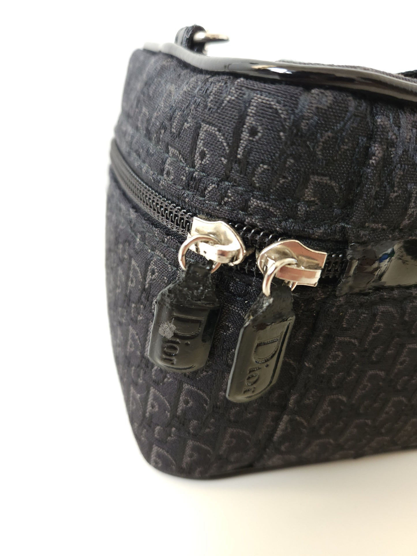 Vtg y2k Dior john galliano street chic monogram vanity case