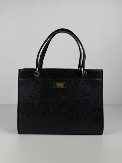 Vintage Chanel caviar 2.55 executive tote mini size