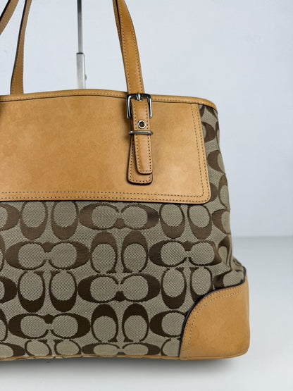 Coach signature tote