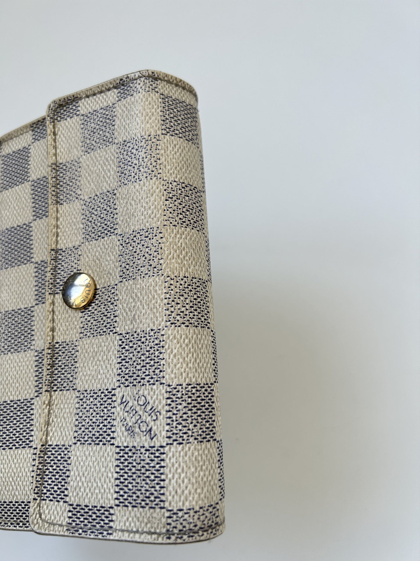 Louis vuitton damier azur folding wallet