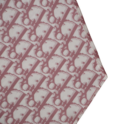 Dior trotter rhinestone embellished silk scarf John Galliano era