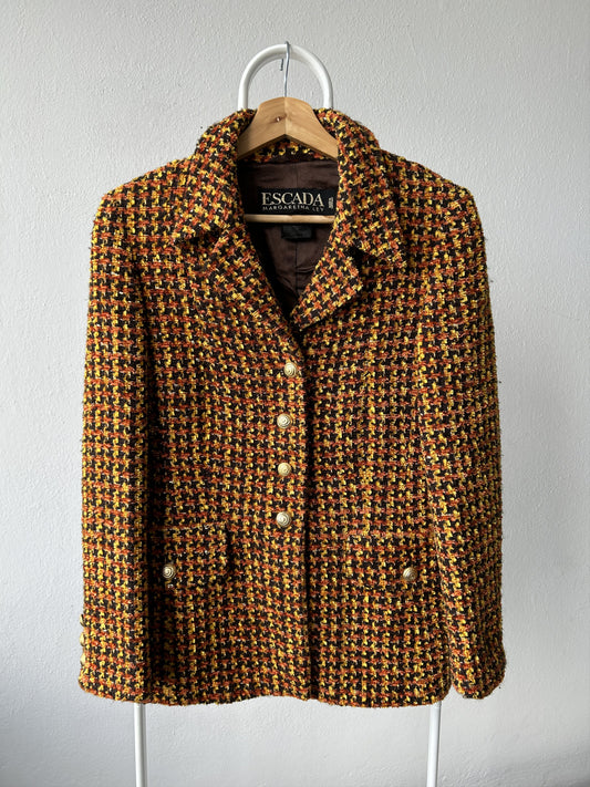 Vintage Escada tweed blazer