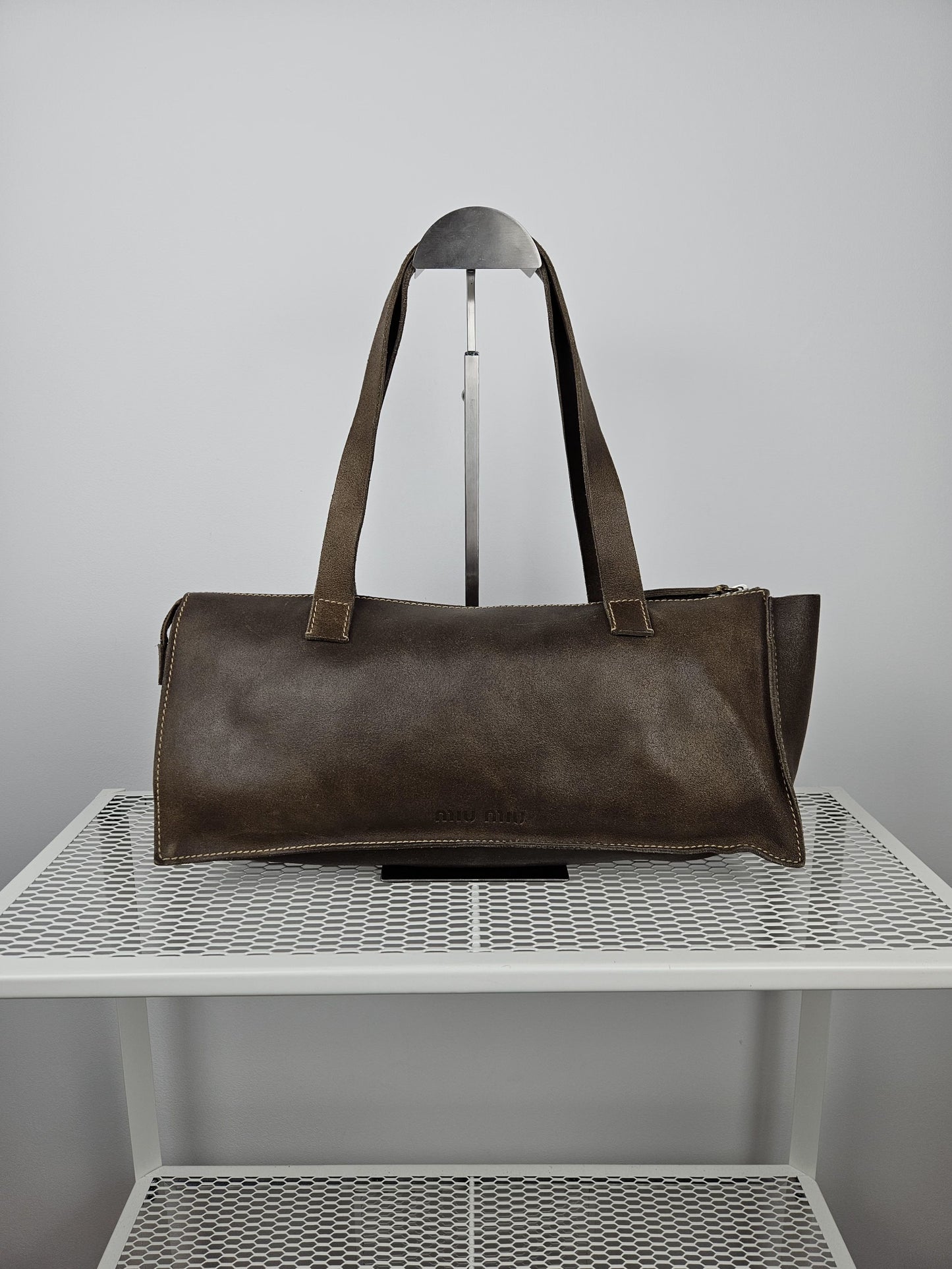 Archive 90s miu miu handbag with cargo pockets