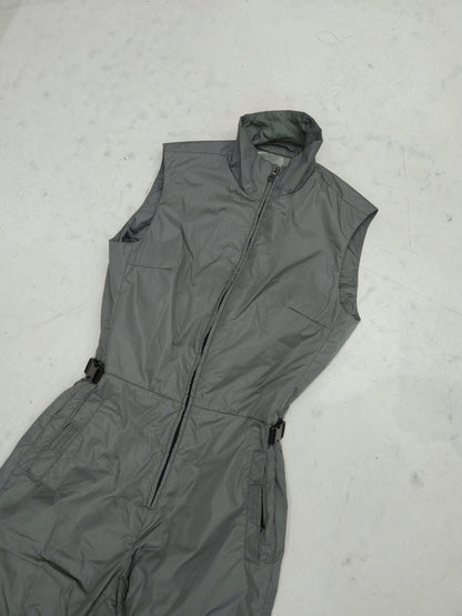 Archive y2k prada sport red tab nylon one piece jumpsuit